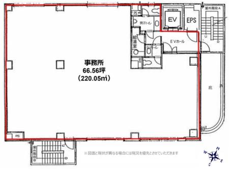 五番町TMビル基準階図面