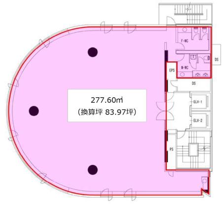 DT外苑基準階間取り図