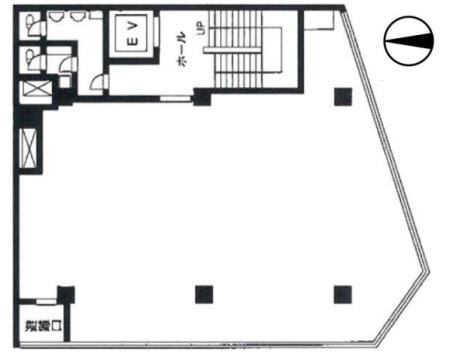 新宿君嶋ビル基準階図面