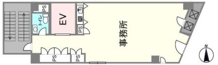 日本橋エクシーリスビル基準階図面