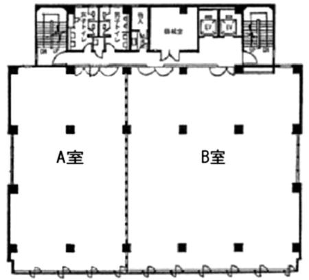 新亀戸ビルヂング基準階図面