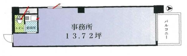 新町ダイアパレス２０３間取り図
