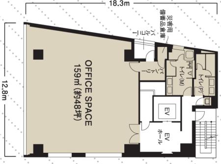 BIZCORE神田須田町基準階図面