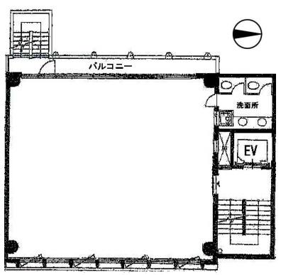 渋谷百瀬ビル基準階図面