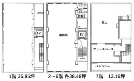 東神田ビル基準階図面