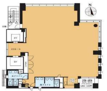 VORT紀尾井町基準階図面