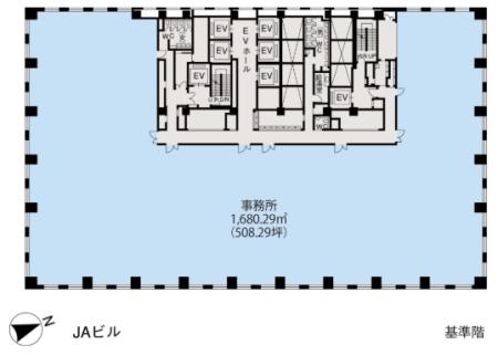 ＪＡビル基準階図面