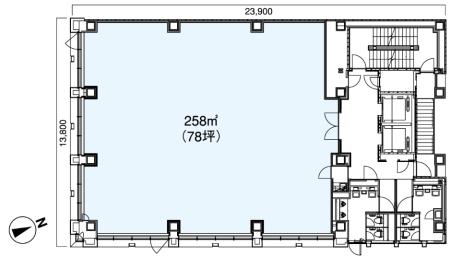 ＳＰＰ銀座ビル基準階図面