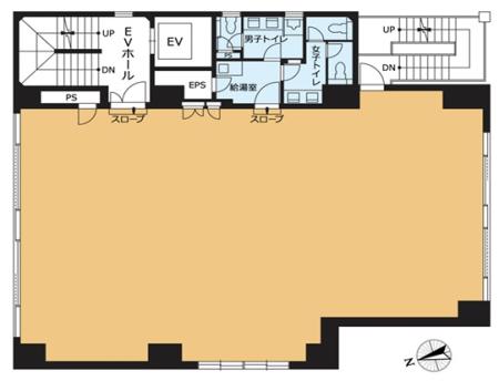 VORT茅場町イースト基準階間取り図