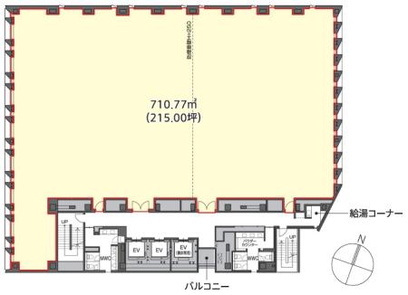 oak神田鍛冶町基準階図面