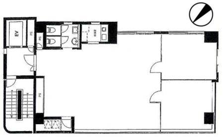 芸文社ビル基準階図面