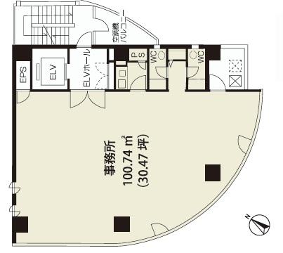 サワダビル基準階図面