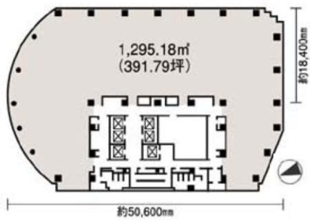 新霞が関ビルディング基準階図面