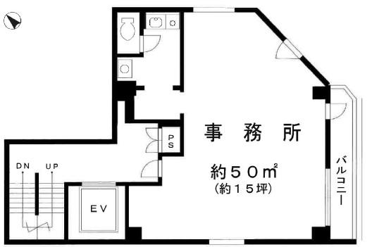 大和研装社ビル基準階図面