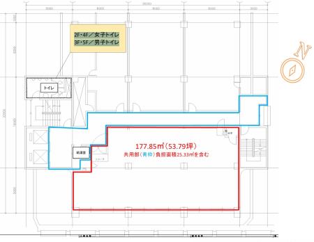 五番町センタービル基準階図面
