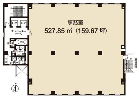 コラム南青山基準階図面