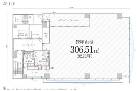 PMO浜松町Ⅲ基準階図面