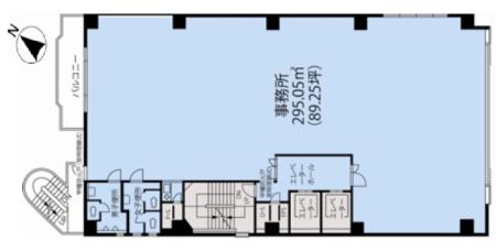 菊邑９１ビル基準階図面