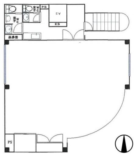 美工本郷ビル基準階図面