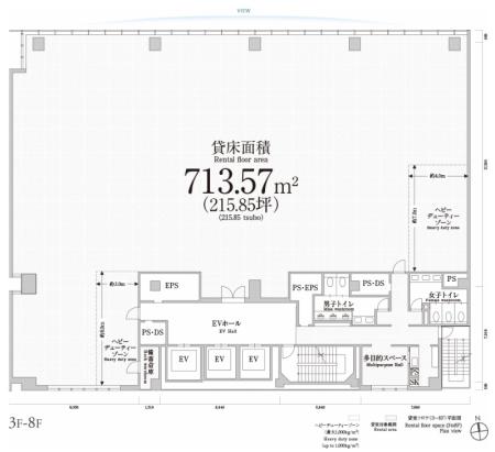ＰＭＯ秋葉原北基準階図面