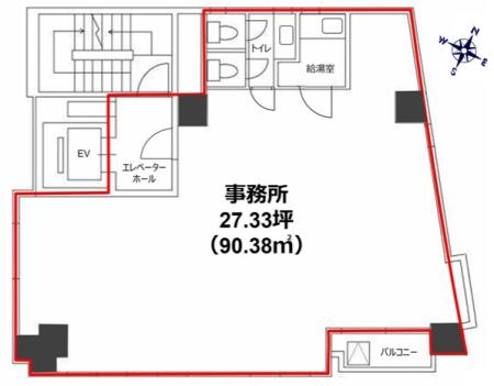 パレスサイド千代田基準階図面