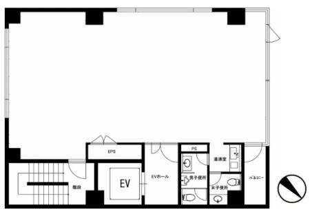 旭光ビル基準階図面
