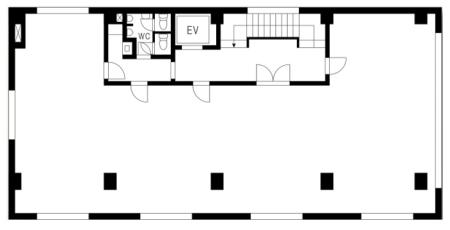 第一文成ビル基準階間取り図
