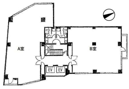 ヤマノ２６ビル基準階図面