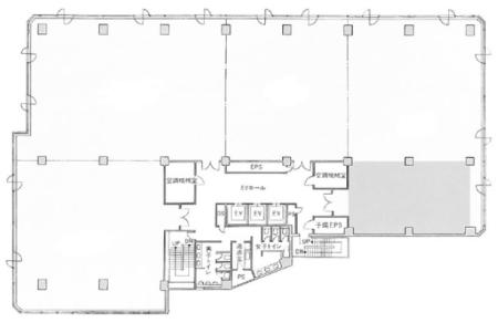 調布丸善ビル基準階図面
