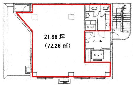 渋谷第一ビル基準階図面