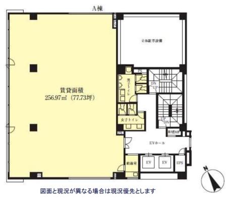 VORT上野ⅡA棟基準階図面