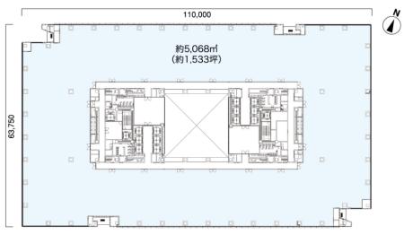豊洲フロント基準階図面