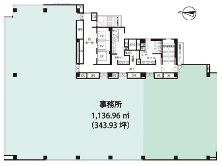 目黒東急ビル基準階図面