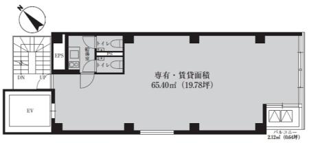 VORT銀座イーストⅢ基準階図面