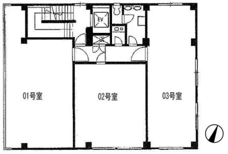 サンビル基準階図面