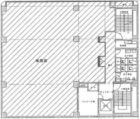 KHK池袋ビル基準階図面