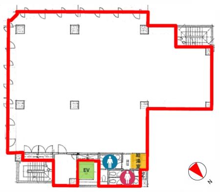 ユニゾ大井四丁目ビル基準階図面