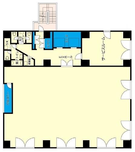 御成門ＢＮビル基準階間取り図