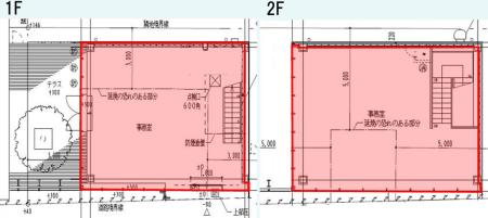 六本木ＤスクエアＡＮＮＥＸ基準階間取り図