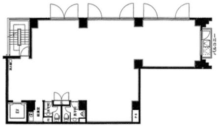 カイセイ八丁堀ビル基準階図面