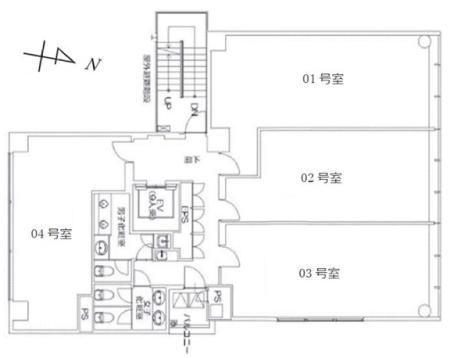 ＶＯＲＴ平河町基準階間取り図