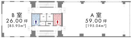 ６東洋海事ビル基準階間取り図