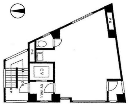 モリカワビル基準階図面