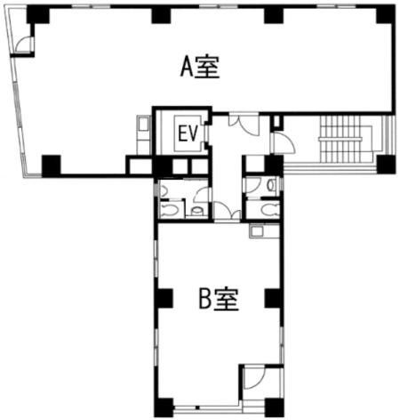 サンデンビル基準階図面