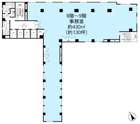 BR五反田8.9階