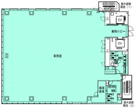 ＣＩＲＣＬＥＳ＋市ヶ谷駅前基準階図面