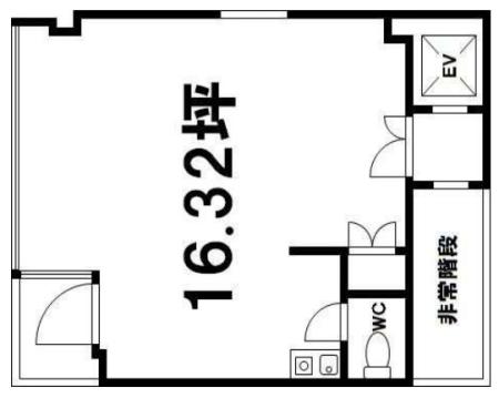 SK東銀座ビル基準階図面