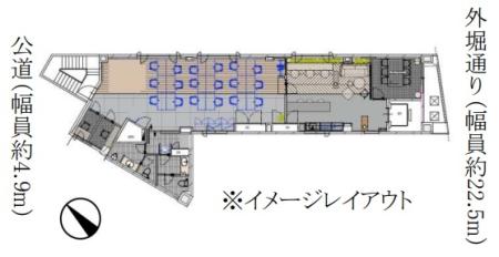 NOVEL WORK Ichigaya基準階図面