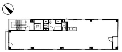 Ｆｌｏｏｒ　ａｎｄ　Ｗａｌｌｓ　Ｈａｃｃｈｏｂｏｒｉ（フロアーアンドウォールズ八丁堀）基準階間取り図
