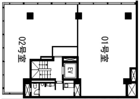 花岡ビル基準階図面